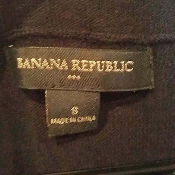 Navy Sequin Banana Republic top - Picture 3 of 4